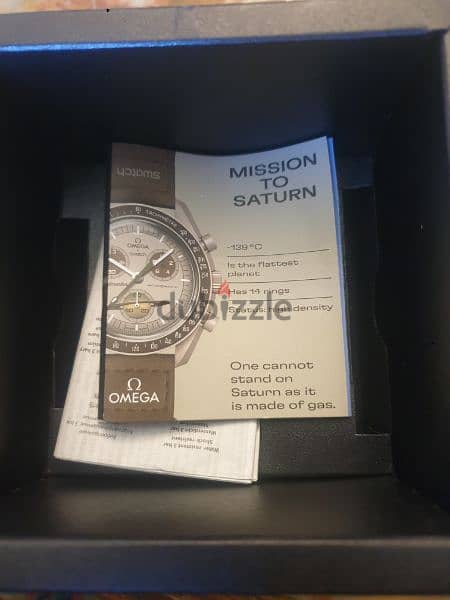 omega swatch mission on earth with box and papers like new 3