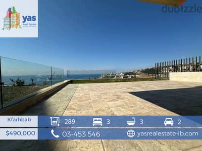 Kfarhbab 289m2 | 100m2 Terrace | Duplex | Panoramic Sea View | RA/IV