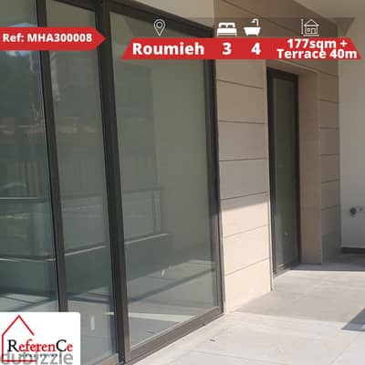 Apartment with terrace in Roumieh شقة مع تراس في الرومية