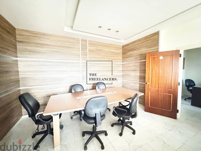 Furnished office for rent  Antelias مكتب مفروش للإيجار انطلياس FIR2773 0