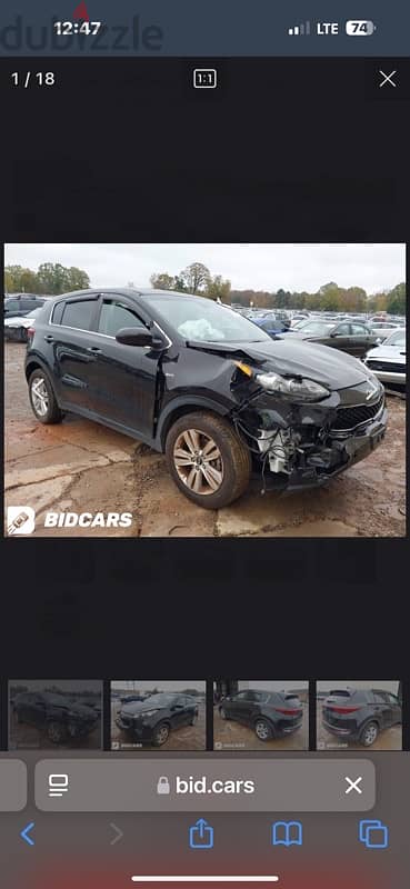 Kia Sportage 2017, 11800$ 03/689315 مجمرك خالص