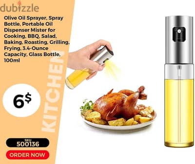 Olive Oil Sprayer, Spray Bottle