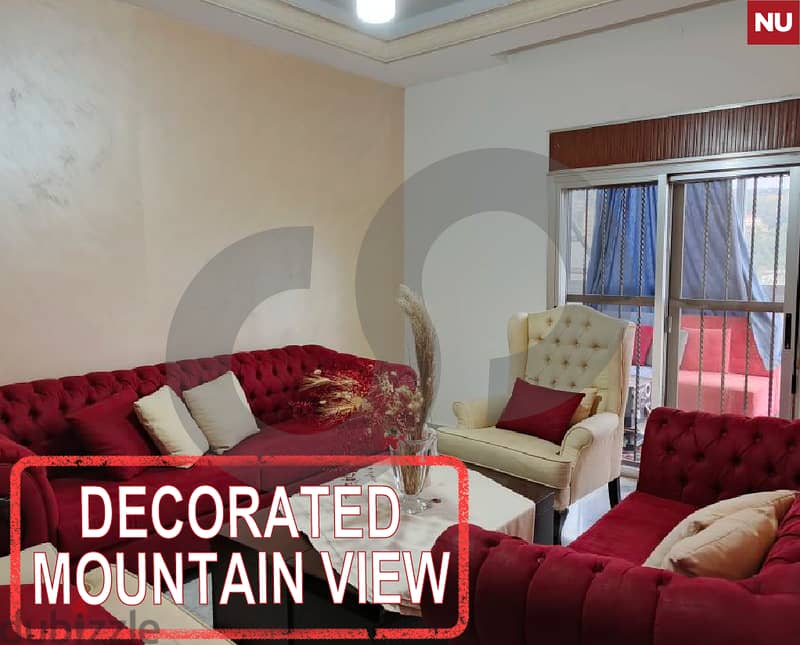 terrace for summer vibes,easy access atchaneh/العطشانة REF#NU118428 0