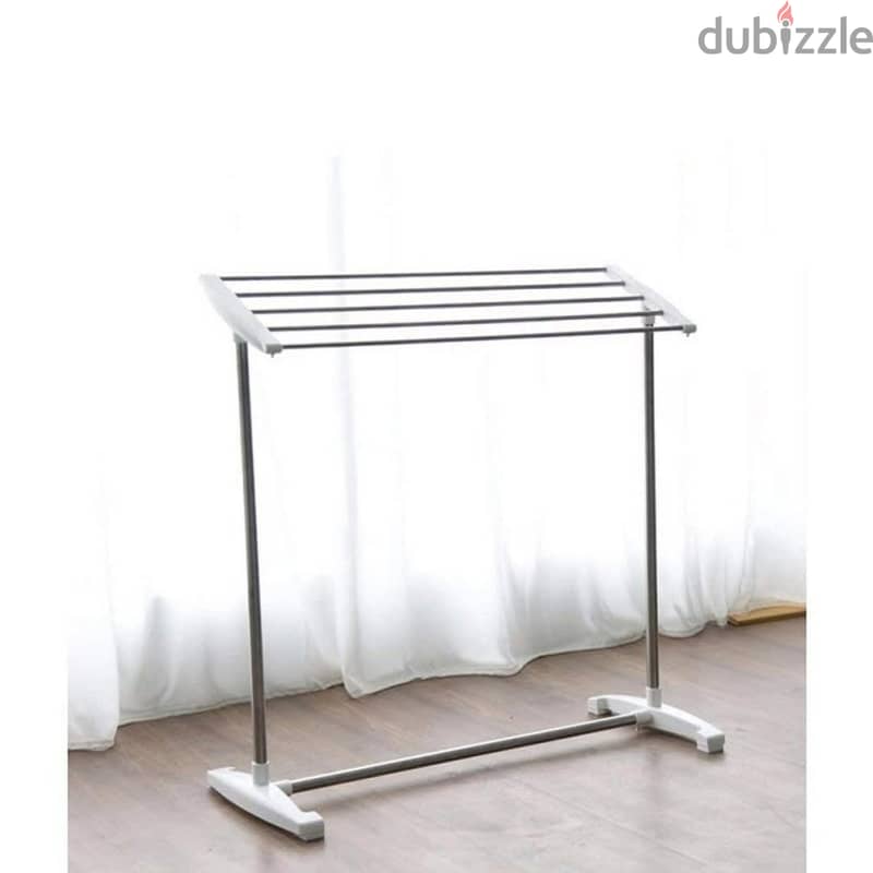 Steel and Plastic Mobile Towel & Cloth Rack, Multi-Functional Holder 2