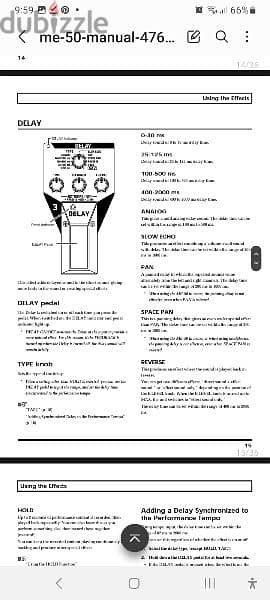 BOSS-ME 50 Multi effect pedal 4