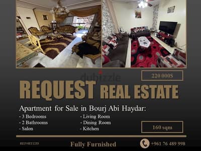 Apartment for Sale in Burj Abu Haydar | شقة للبيع في برج ابي حيدر