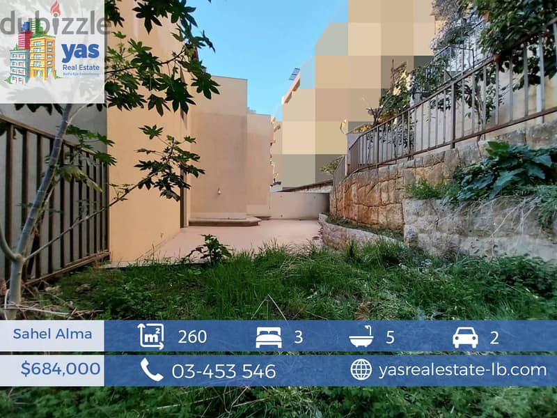 Sahel Alma 260m2 | 130m2 Terrace/Garden | Gated Community | IV 0