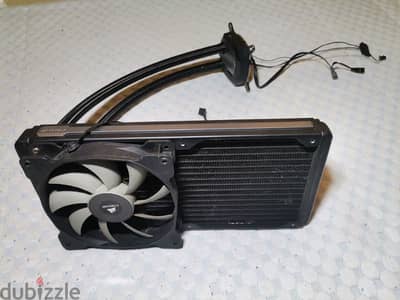 corsair water cooling unit - working condition, missing fan