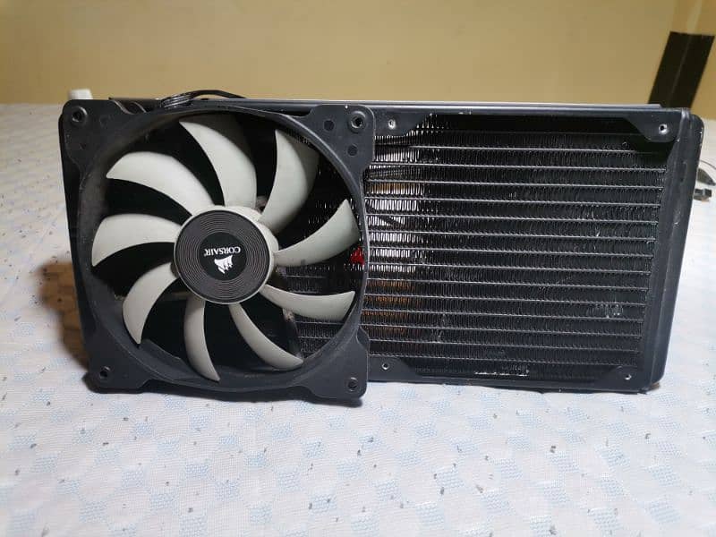 corsair water cooling unit - working condition, missing fan 3