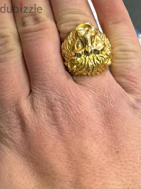 ring gold 18k for men 22,32gram 1750$ final 1