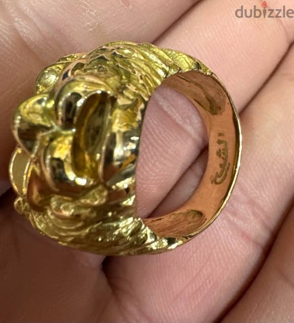 ring gold 18k for men 22,32gram 1750$ final 2