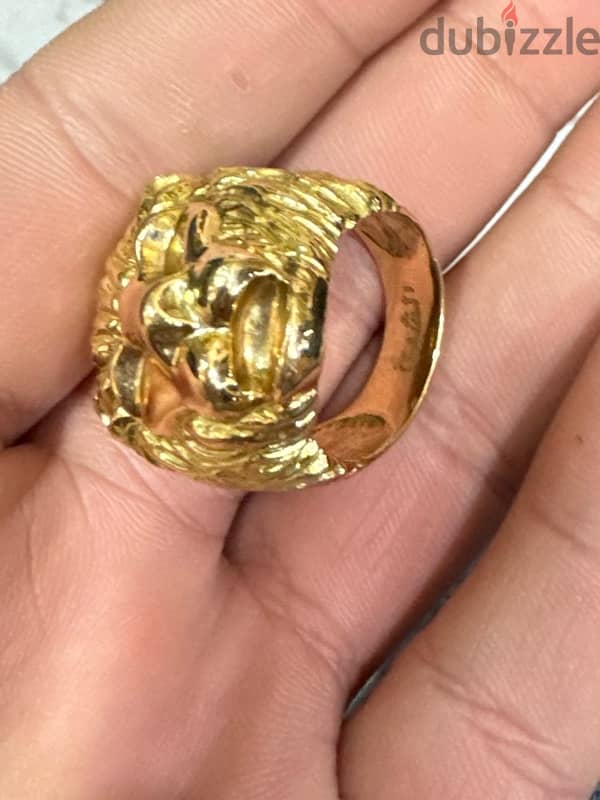 ring gold 18k for men 22,32gram 1750$ final 5