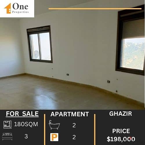 APARTMENT FOR SALE IN GHAZIR 0