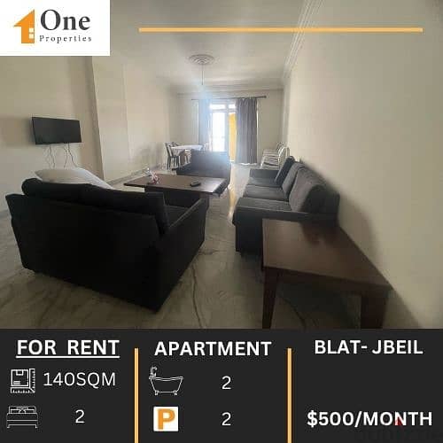 FURNISHED APARTMENT FOR RENT IN BLAT- JBEIL 0