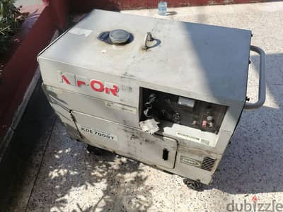 kipor generator 7000t