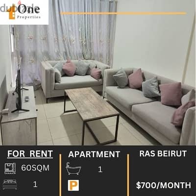 FURNISHED APARTMENT FOR RENT IN RAS BEIRUT