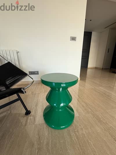 Green side table