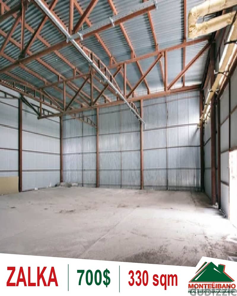 330 sqm warehouse for rent in Zalka!! 0