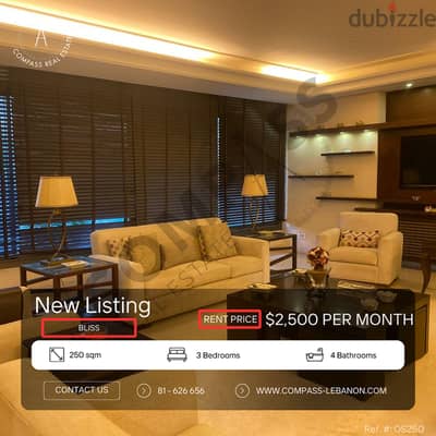 Luxury Furnished Apartment for Rent in Bliss