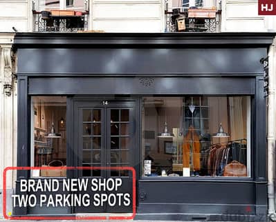 Brand new Shop- Two parking spots- Achrafieh/اشرفيه REF#HJ118455