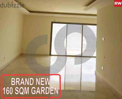 BRAND NEW / 160 SQM GARDEN / PARKING SPOTS IN SHEILEH ! REF#RW01510 !