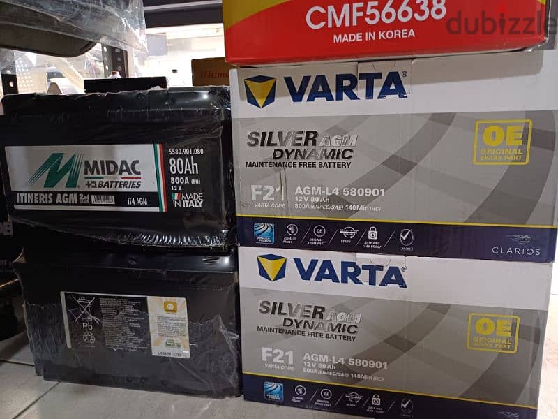 batteried varta / midac 1