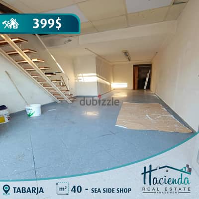 Sea Side Shop For Rent In Tabarja