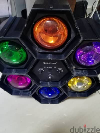 Qiaohoa Color Sound-Responsive TRAFFIC Disco Light