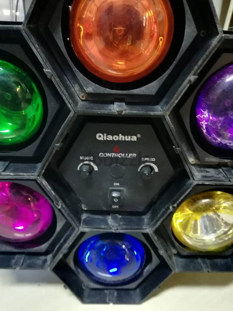 Qiaohoa Color Sound-Responsive TRAFFIC Disco Light 1