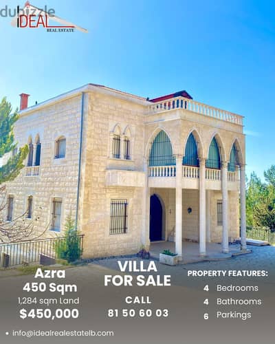 450 SQM Fully furnished Villa for sale in Azra REF#WH700