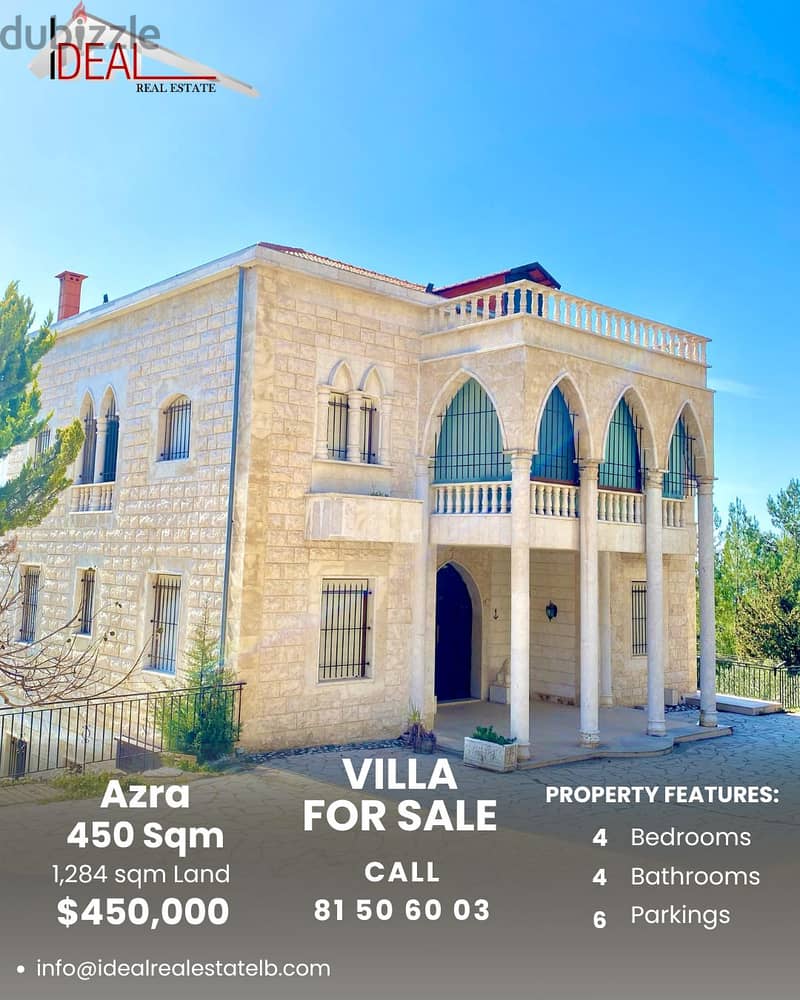 450 SQM Fully furnished Villa for sale in Azra REF#WH700 0