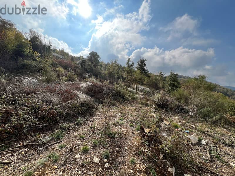 Land +Mountain view for sale in Mechmech | Jbeil - أرض للبيع في مشمش 1