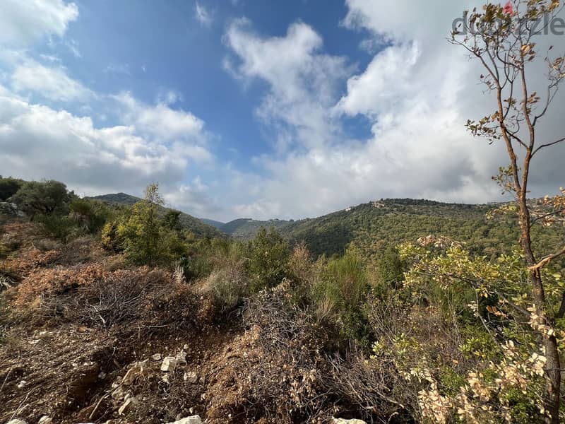 Land +Mountain view for sale in Mechmech | Jbeil - أرض للبيع في مشمش 2