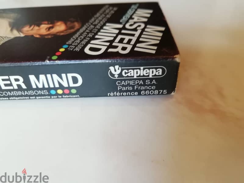 Mini Mastermind board game by Capiepa made in France in 1976 2