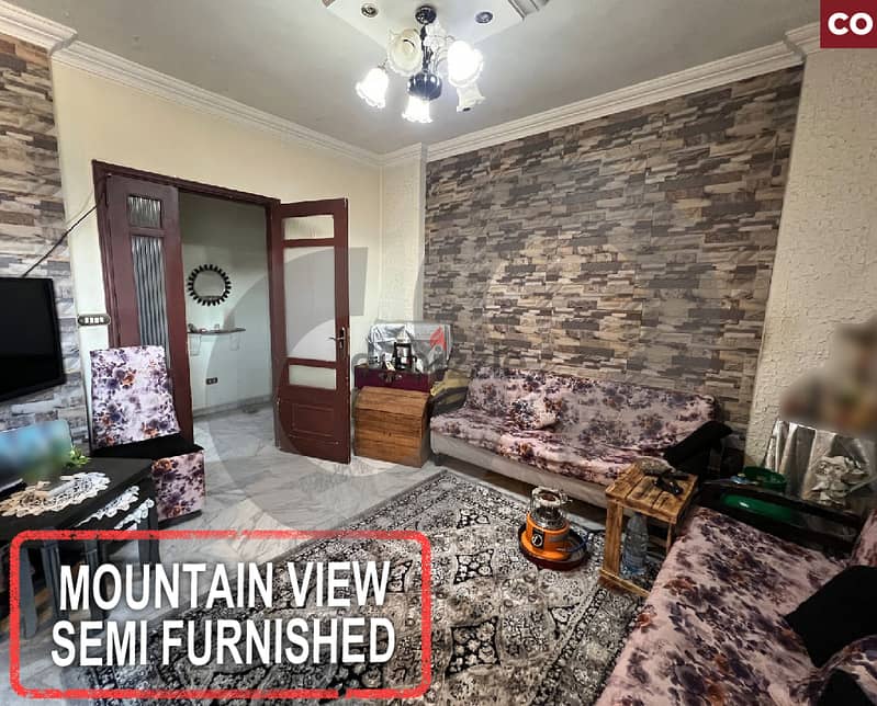 Mountain view -Semi Furnished -Bouar, Keserouan/بوار REF#CO118465 0