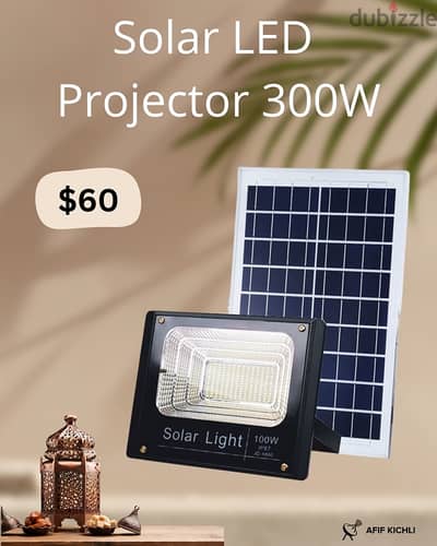 Solar LED Projectors 300 Watt