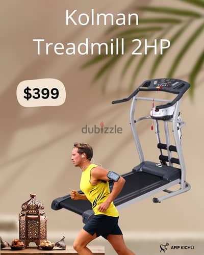 Kolman Treadmill 2HP + Massage