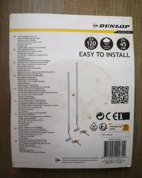 LED headlight strip set Dunlop 1