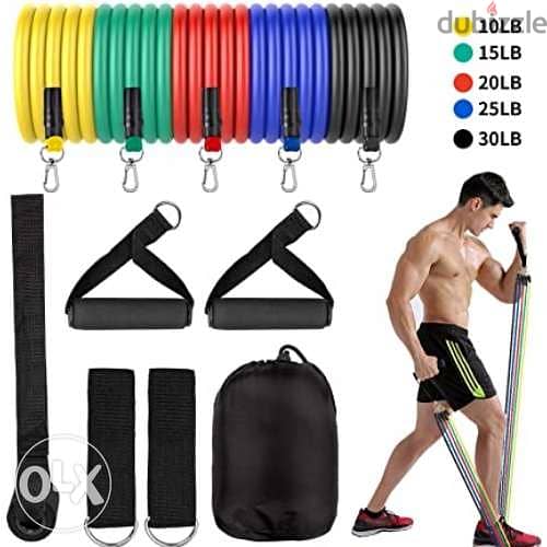 Resistance Bands High quality 11 pcs/set material latex 1