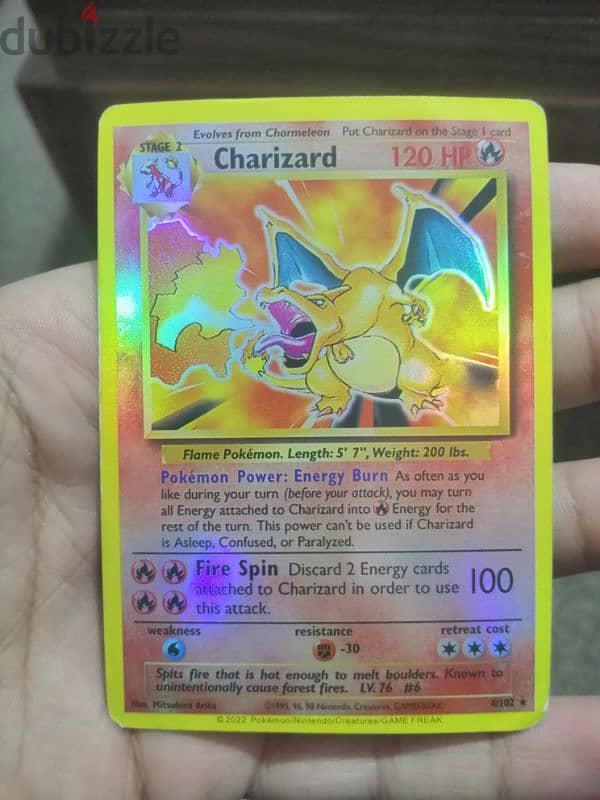 ungraded holo 1995 Charizard 0