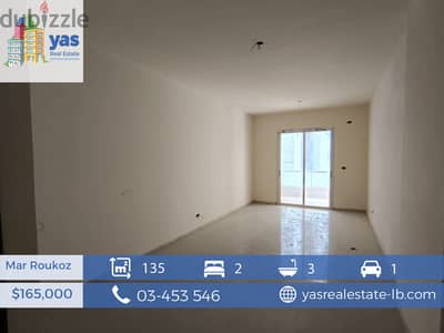 Mar Roukoz 135m2 | Quiet Street | High End | Prime Location | AA/NER