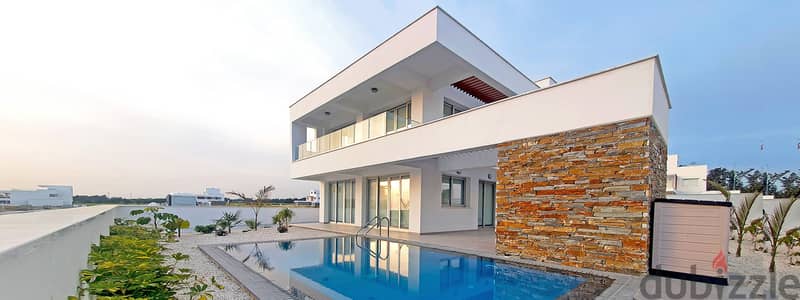 210 SQM Prime Location Sea Side Villa in Paphos, Cyprus + 513 SQM Land