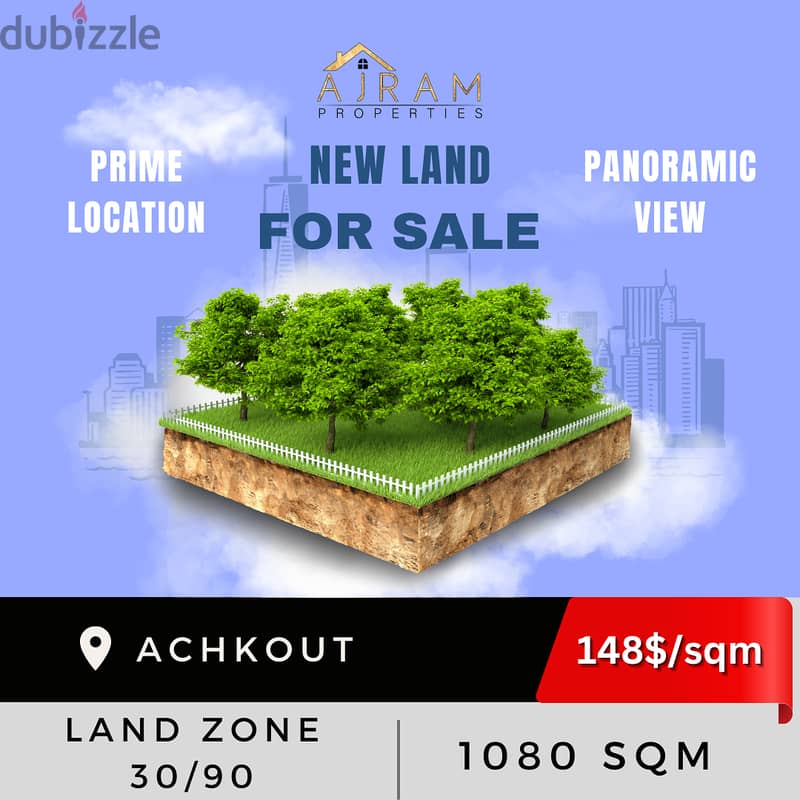 Land in Kleiaat | 990 sqm | Panoramic View 0