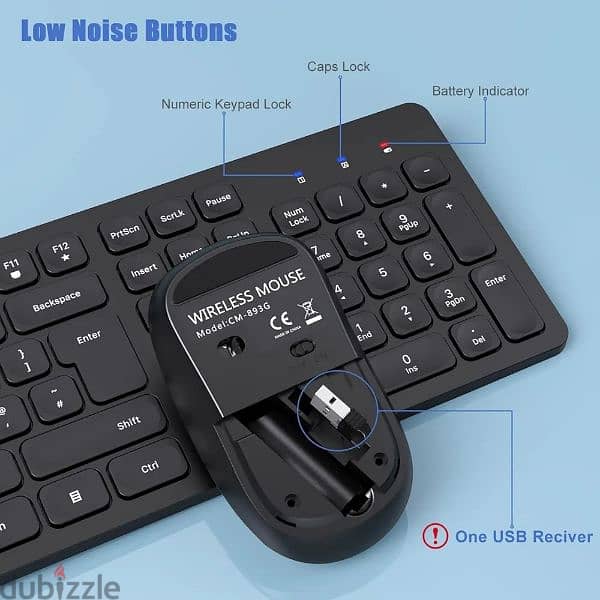 TedGem Wireless Keyboard & Mouse / Delivery Available 3