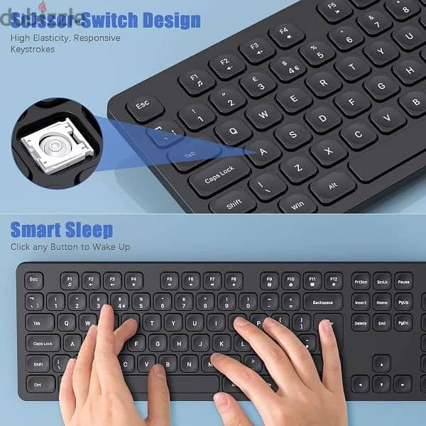 TedGem Wireless Keyboard & Mouse / Delivery Available 4