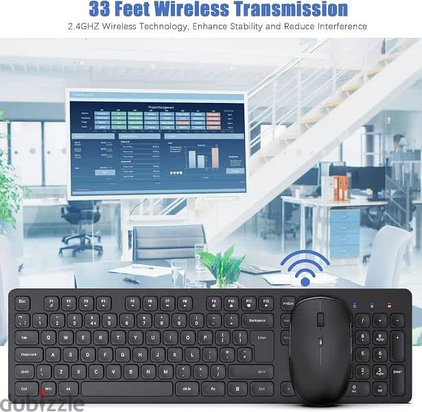 TedGem Wireless Keyboard & Mouse / Delivery Available 5