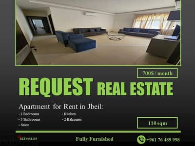 Apartment 110 sqm sqm for Rent in Jbeil | شقة مفروشة للايجار في جبيل