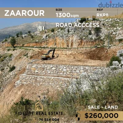 Land for sale in Zaarour RKR8 أرض للبيع في الزعرور