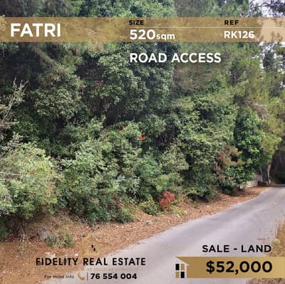 Land for sale in Fatri RK126 أرض للبيع في فاتري