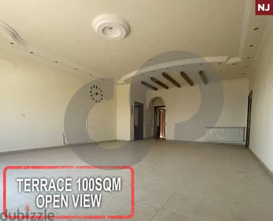 open view- terrace 100sqm- Zahle-dhour/زحله -ضهور REF#NJ118494